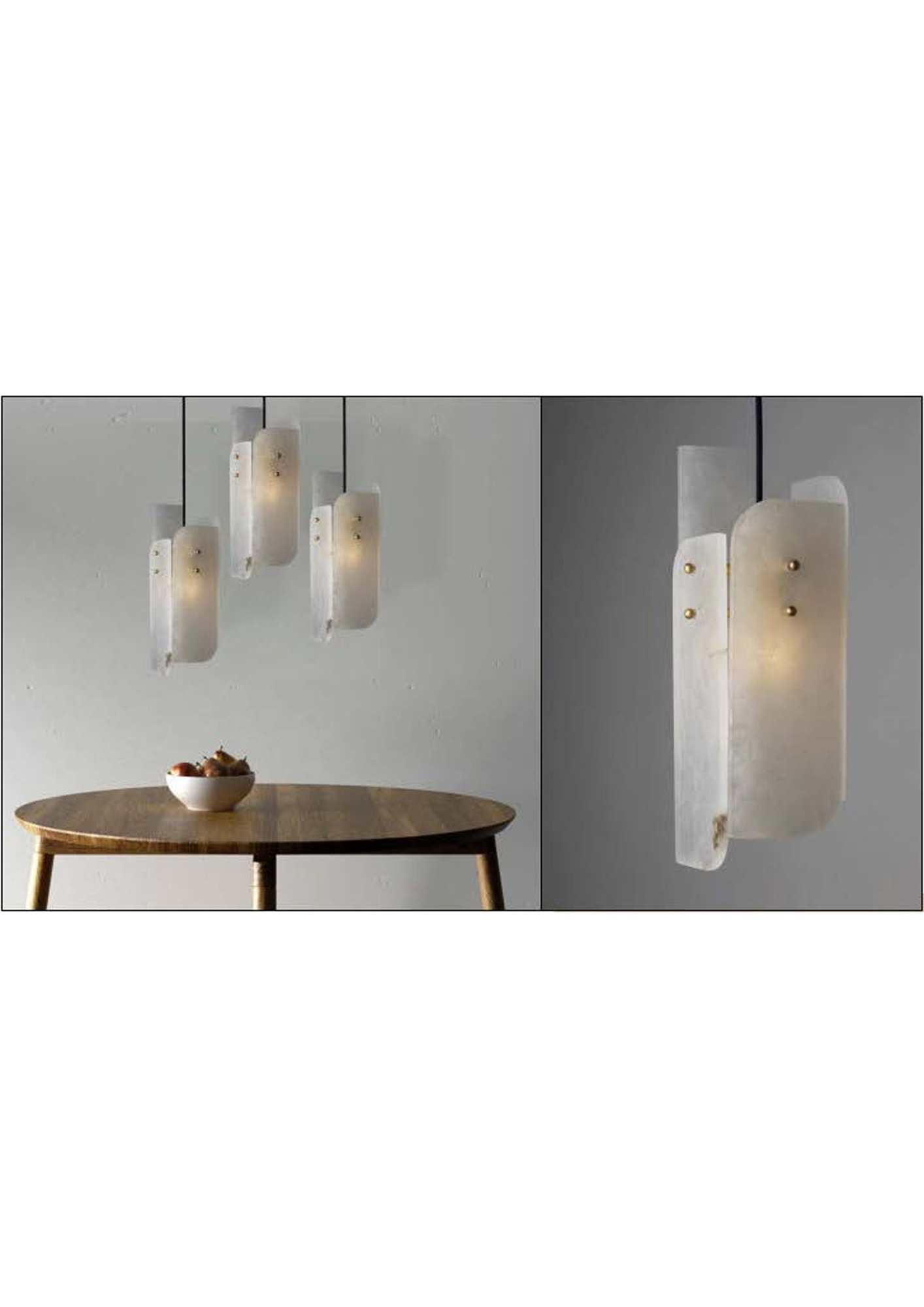 Beyond Lights - Alabaster Pendant Light- GL